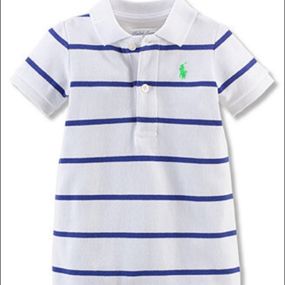 NWT Ralph Lauren boys shortall romper